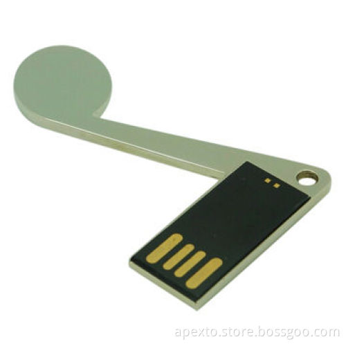 USB Flash Drive with music note design, 1 to 16GB Storage Capacities, OEM/ODM Order are WelcomedNew